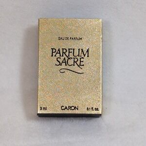 Caron Parfum Sacre Eau de Parfum Women 3ml Gold Gilded Mini Spalsh Vintage EDP